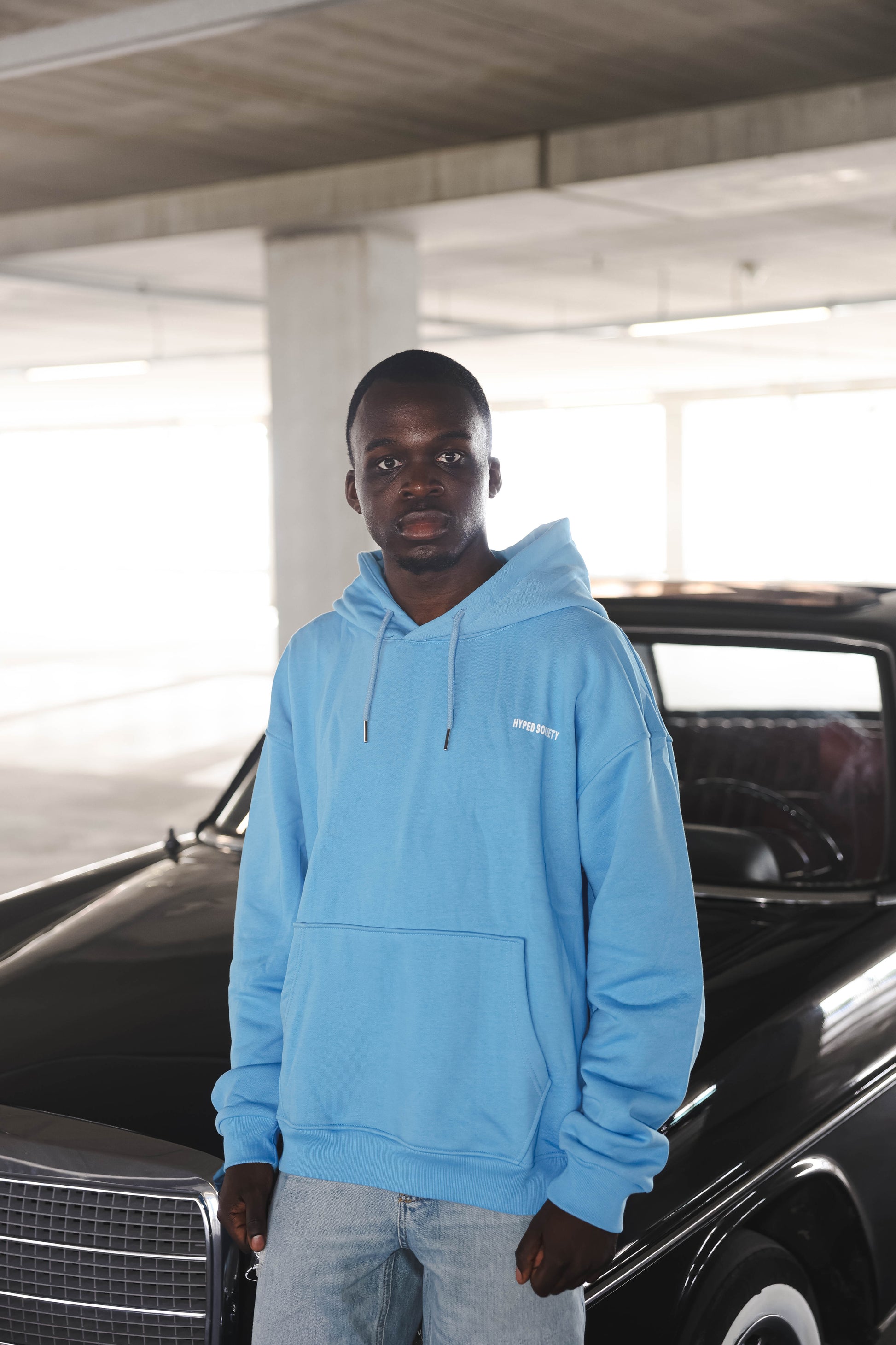 MANIFEST Society - Hoodie -Cyan